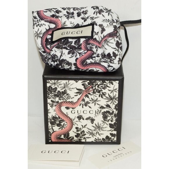 New Gucci Charlotte G Cutout Heart 925 St Silver Charm Bracelet - Italy - Picture 11 of 11